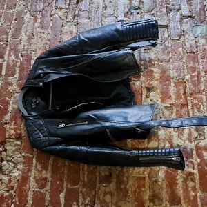 Faux leather jacket TRF collection Zara